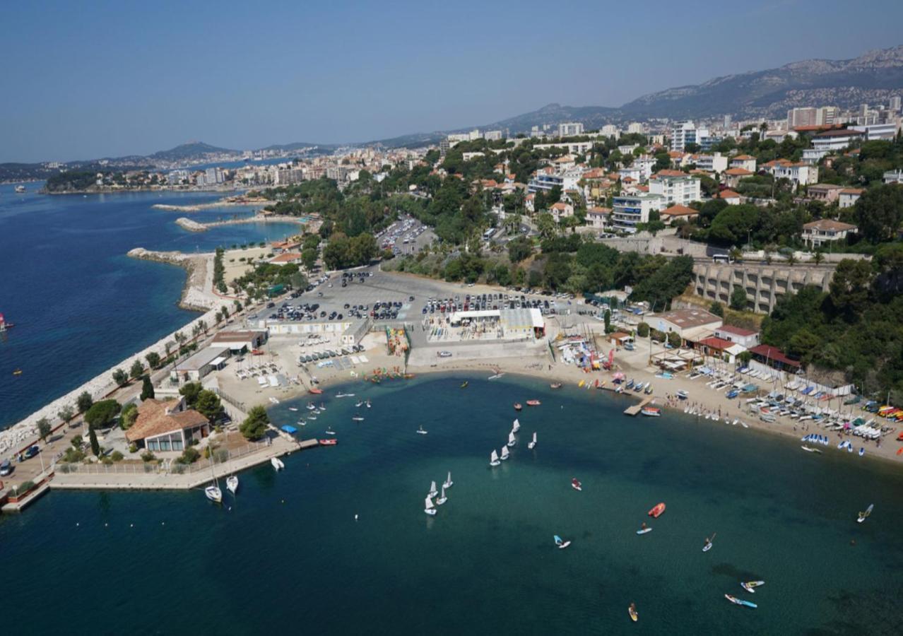Canopee - Toulon Mourillon - 800M Des Plages Et Place De Parking Prive Luaran gambar